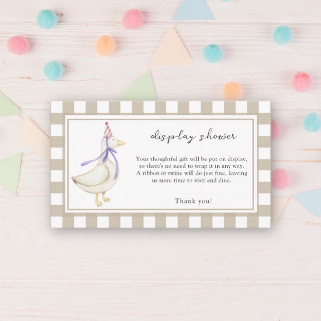 New silly goose - display shower card (Creator Uploaded)