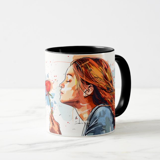 New Sketch Mug Wrap Sublimation  (Front Right)