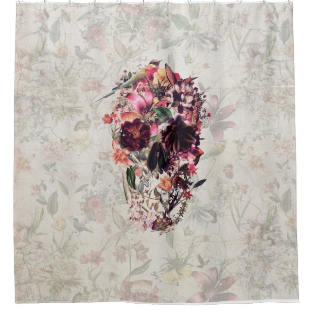 New Skull Light Shower Curtain (Front)