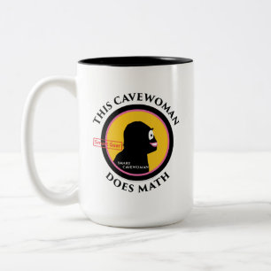 New Smart Gear Cavewoman Does Math Mug