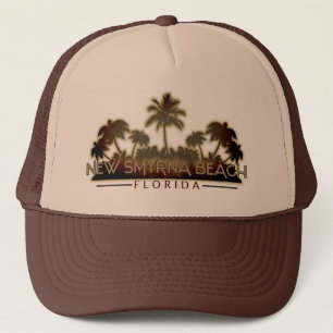 New Smyrna Beach Florida palm hat