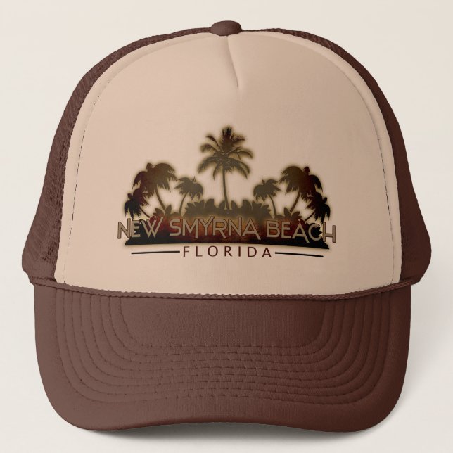 New Smyrna Beach Florida palm hat (Front)