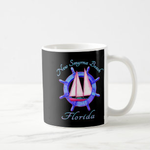New Smyrna Beach Florida Sailboat Sailing Vacation Coffee Mug