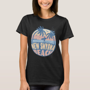 New Smyrna Florida Beach Surf Summer Vacation Vint T-Shirt