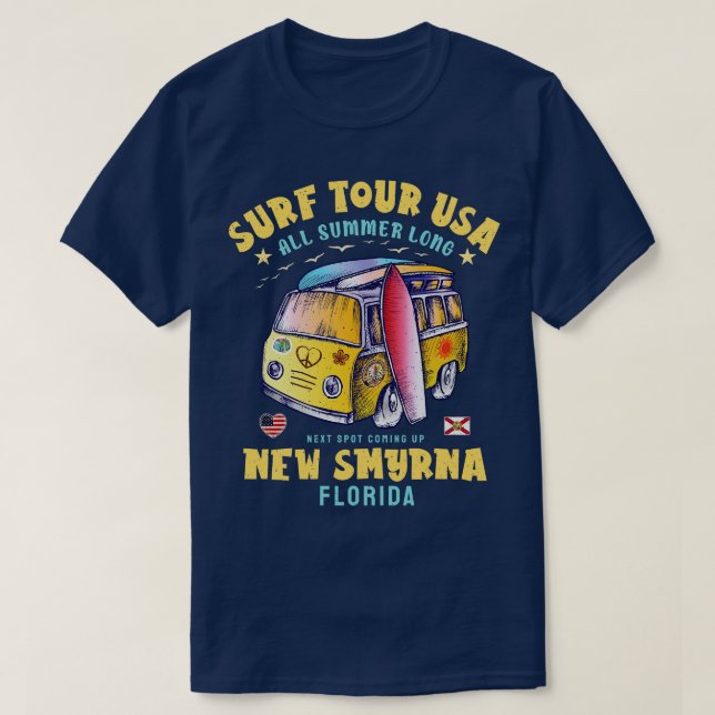 New Smyrna Florida T-Shirt (Design Front)