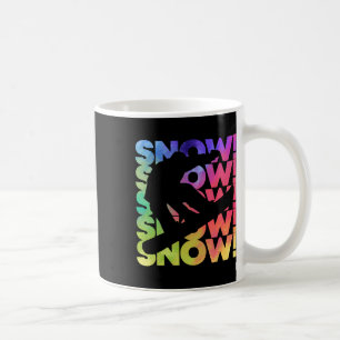 New Snowboarding Season Colourful Snowboarder  Coffee Mug