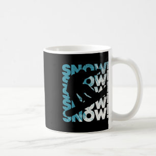 New Snowboarding Season Grunge Snowboarder Coffee Mug