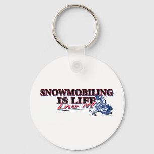 NEW-SNOWMOBILING-IS-LIFE KEY RING