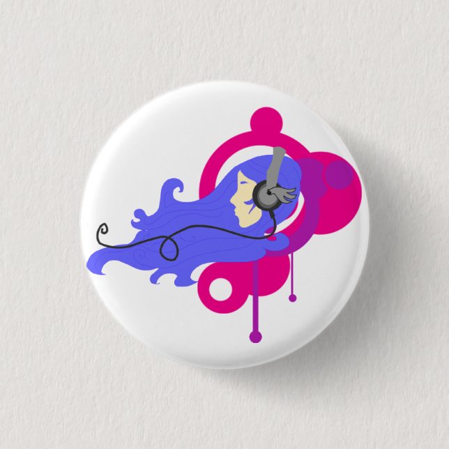 new sound 3 cm round badge (Front)