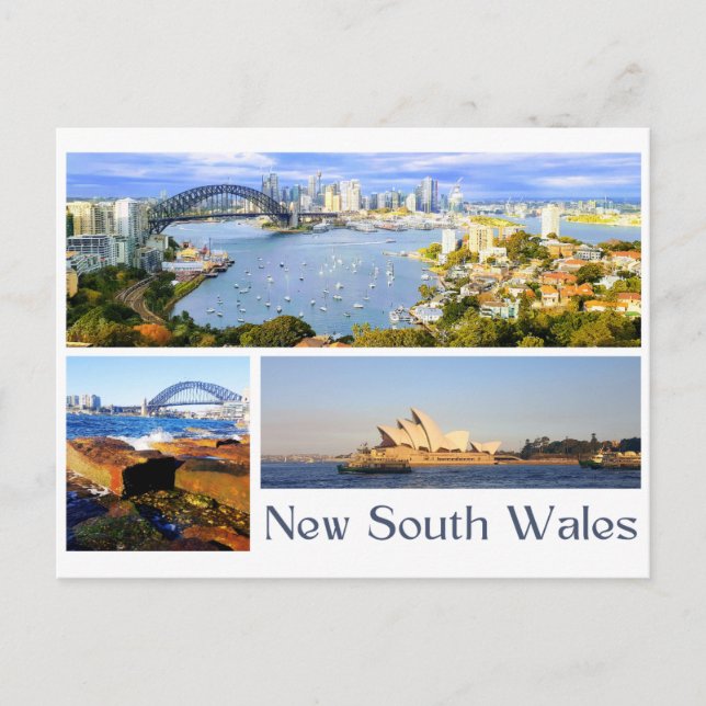 New South Wales  Postcard (Front)
