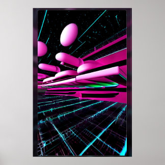 New Spaces - Ken Gauge Art Poster