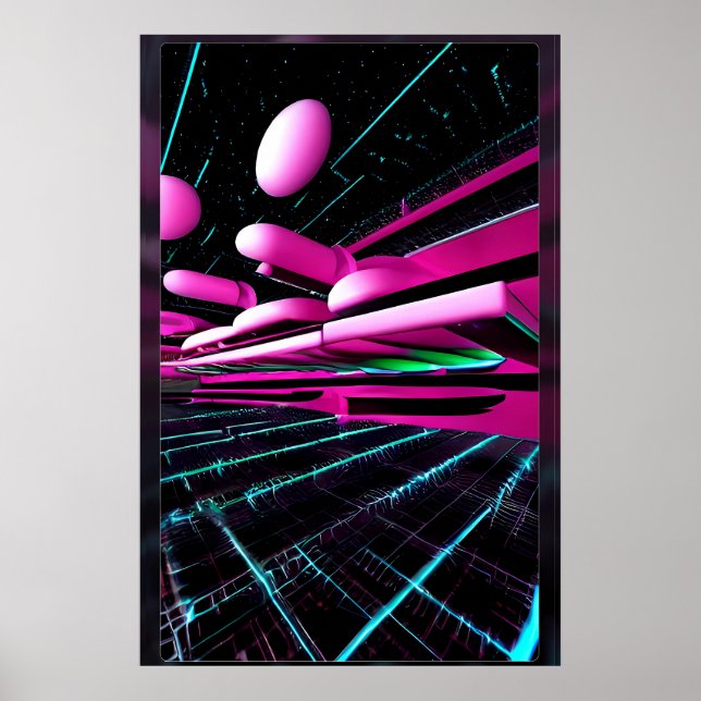 New Spaces - Ken Gauge Art Poster (Front)