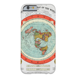 New Standard Map of the World Flat Earth Earther Barely There iPhone 6 Case