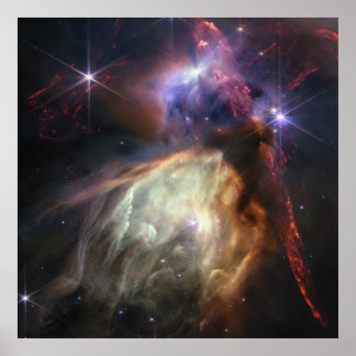 New Stars Forming | Rho Ophiuchi | JWST Poster