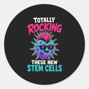 New stem cell transplant survivor  classic round sticker