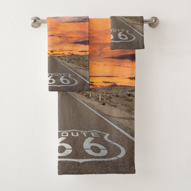 *New* Sunset on Route 66 Towel Set (Insitu)