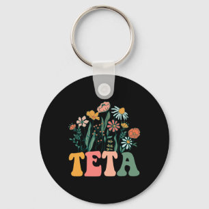 New Teta Wildflower First Birthday & Baby Show Key Ring