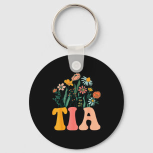 New Tia Wildflower First Birthday &amp; Baby Showe Key Ring