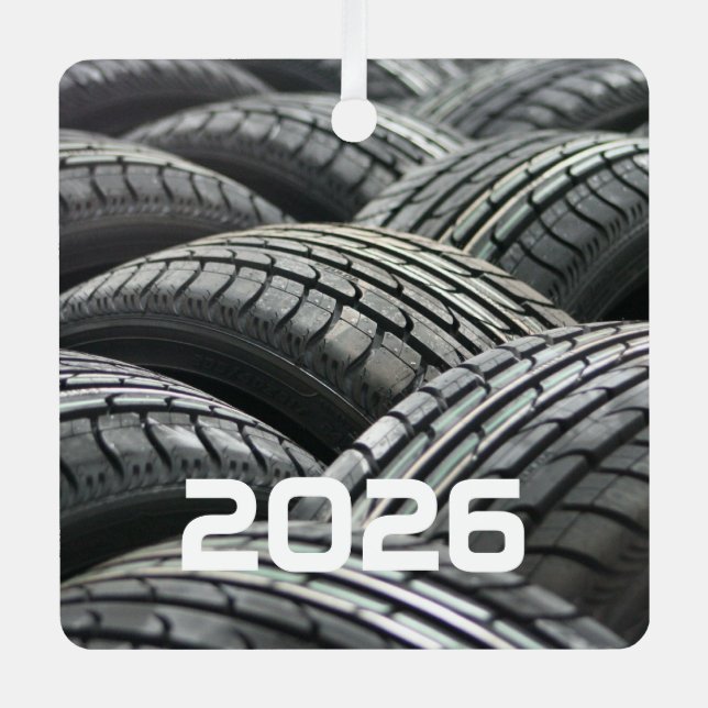 New Tires Ornament (Front)