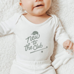 New to the Club Golf Baby Bodysuit