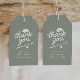 New to the Club Golf Baby Shower Gift Tags