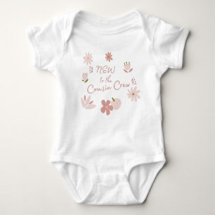 New to the Cousin Crew baby bodysuit