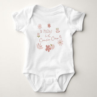 New to the Cousin Crew baby bodysuit