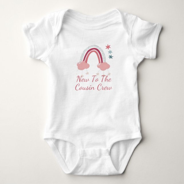  New To The Cousin Crew Baby   Bodysuit (Front)