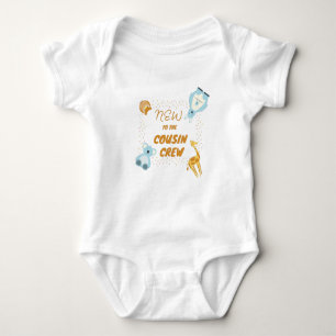 New to the Cousin Crew babysuit Baby Bodysuit