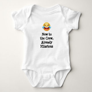 New to the Crew, Already Hilarious Baby Bodysuit