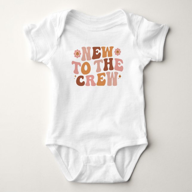New To The Crew Baby Bodysuit (Front)