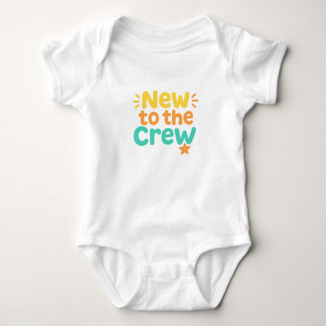 New to the Crew Baby Bodysuit Design (Front)