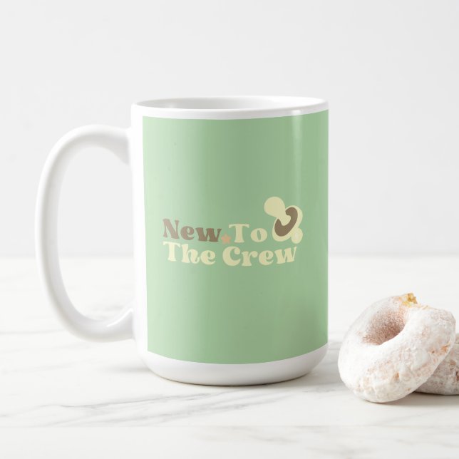 New to the crew coffee mug (With Donut)