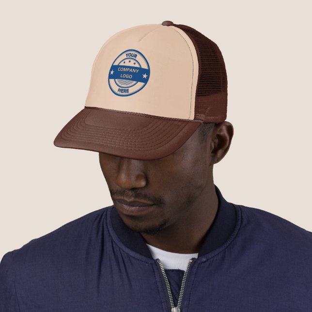 NEW! Trucker Hat - Brown - Customise (In Situ)