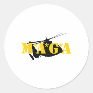 New! Trump Gold Mega Dark Tee - Trump Dark Gold 1  Classic Round Sticker