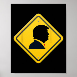 New! Trump Yellow Yield Road Sign - Trump Road Yie