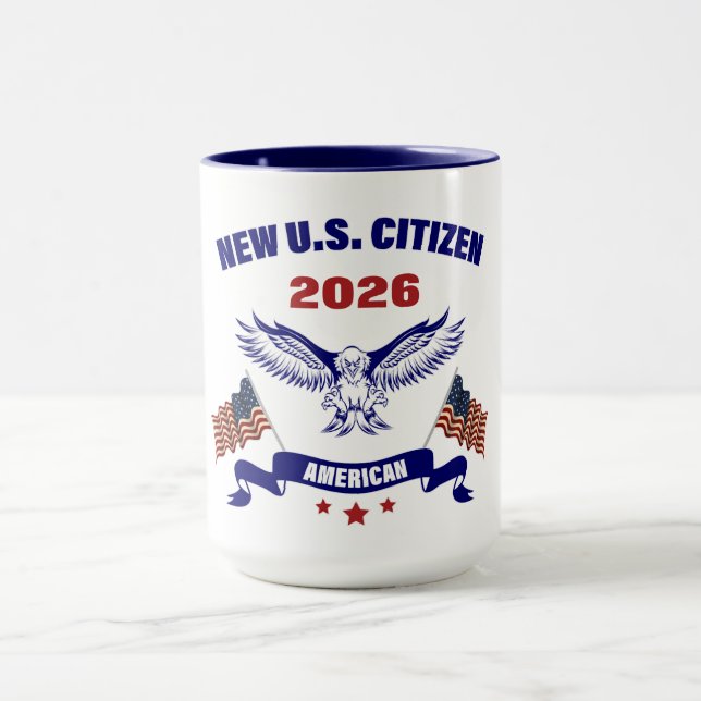 New U.S. American Citizen 2026 Mug (Center)