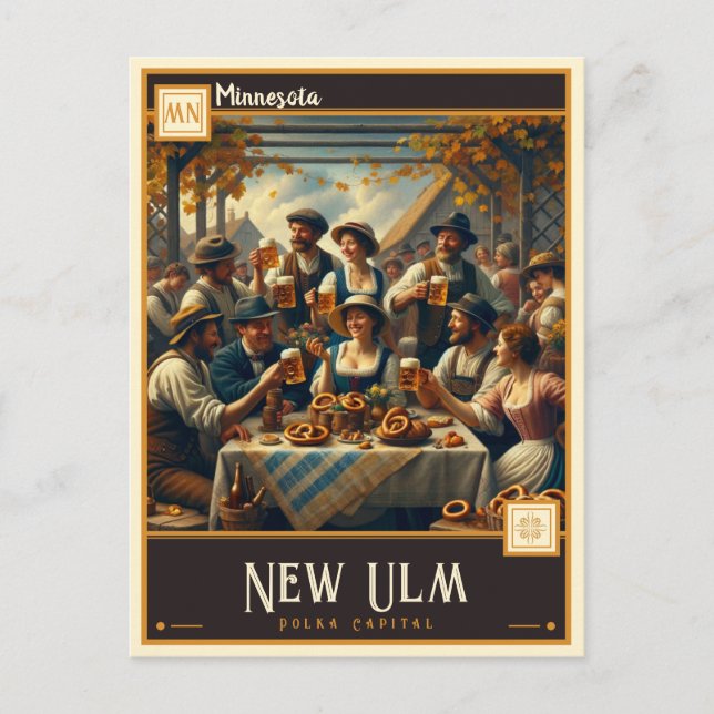 New Ulm, Minnesota  | Vintage Postcard (Front)