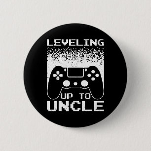 New Uncle For Men Boys Soon To Be Uncle Nephew Gam 6 Cm Round Badge