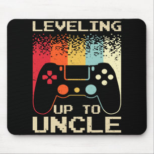 New Uncle For Men Boys Soon To Be Uncle Nephew Gam Mouse Pad