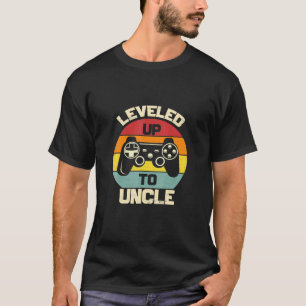 New Uncle Levelled Up To Uncle Vintage Uncle T-Shirt