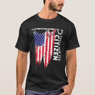 New Usa Citizen American Us Citizenship July 4th 6 T-Shirt