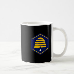 New Utah Flag - State Flag Of Ut Beehive Logo Retr Coffee Mug
