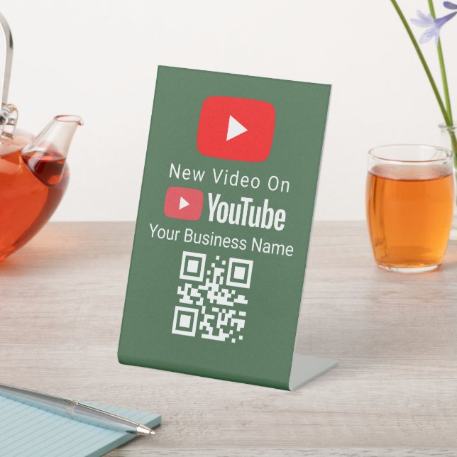 New Videos QR Code Sign | YouTube | Gym / Studio (In SItu)