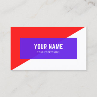 New visiting card design