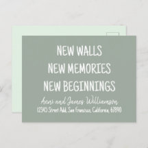 NEW WALLS NEW MEMORIES NEW BEGINNINGS Moving