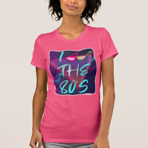 New Wave Glasses Style 80s Love Slogan T-Shirt