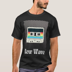 New Wave Music Retro Vintage Cassette Tape 80's Ar T-Shirt