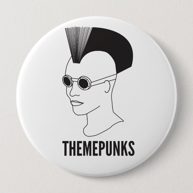 New Wave Punk Button (Front)