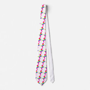 New Wave Rainbow Unicorns Tie
